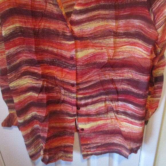 Additionelle Fall Colors Blouse LG - Picture 3 of 7